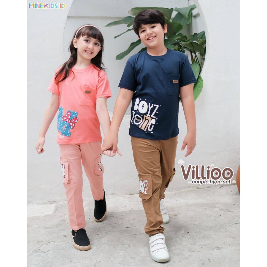 Setelan anak Villio Couple Hype Set By Minekids