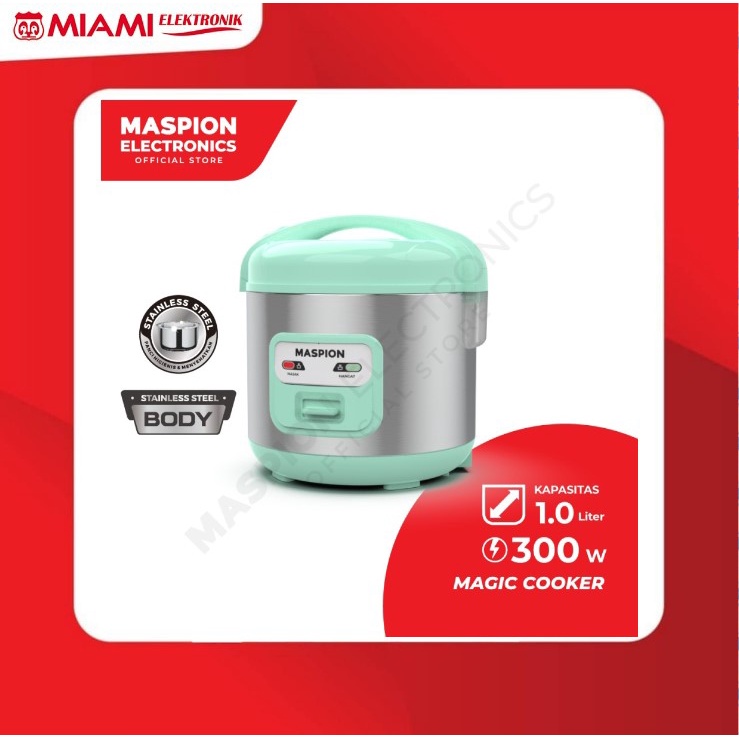 MASPION Magic Com Rice Cooker MRJ-1003 TSS (1L)