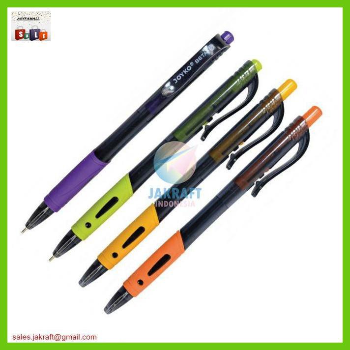 

Silutala- Pulpen Bolpen Pen Klik Joyko Bp-207 Beta (Hitam) 0.7 Mm Warna Warni -Ori.