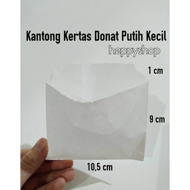 

Kantong Kertas Donat Putih Kecil