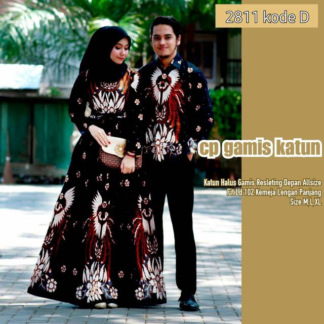 COUPLE GAMIS KEMEJA BATIK