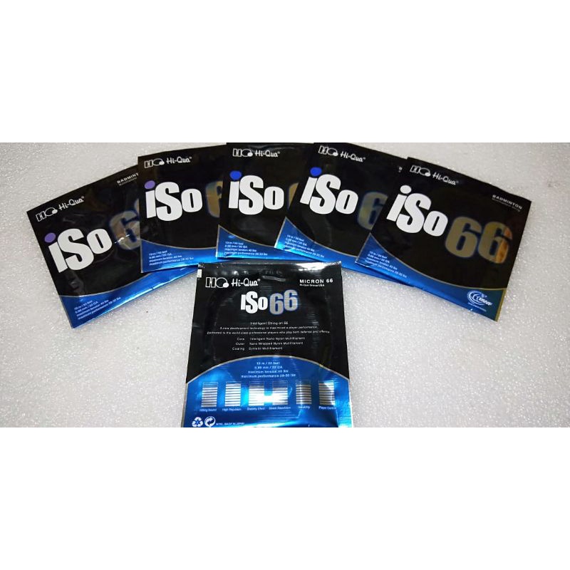 Senar Badminton Hiqua Iso 66 Original