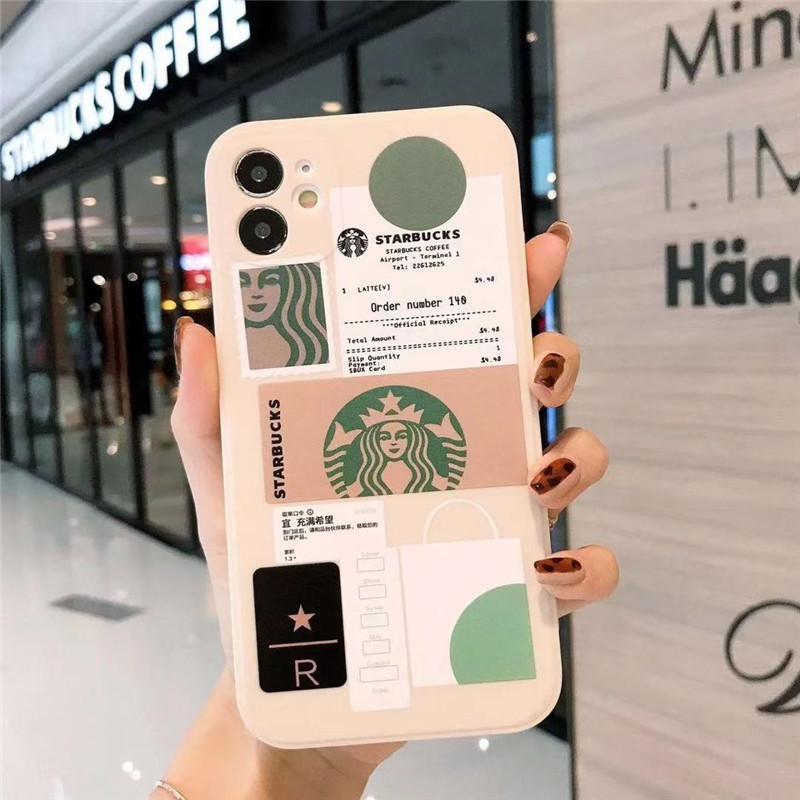 Case Vivo Y12i Y12 Y20 Y53s Y51A Y31 2021 Y51 2020 Y30 Y20i Y30i Y12s Y20s Y91C Y17 Y11 Y15 Y50 Y91 Y93 Y95 Oppo A15 Reno 4F Reno 4 A12 A92 A52 A72 A3s A7 A12e A5s A31 2020 A15s Reno 4 LITE A11k  INS Fashion Starbucks Soft Tpu Case-Y1
