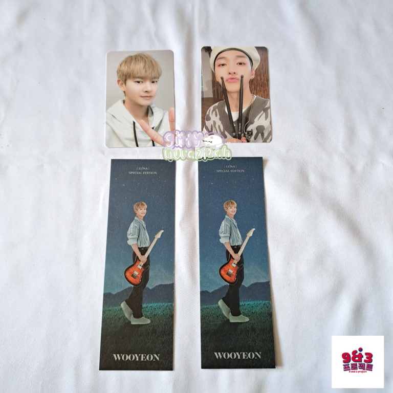 BAND LUNA ALBUM MOONLIGHT MOON VERSI ECLIPSE VERSI PHOTOCARD + BOOKMARK WOOYEON YOOCHAN YOON JISUNG