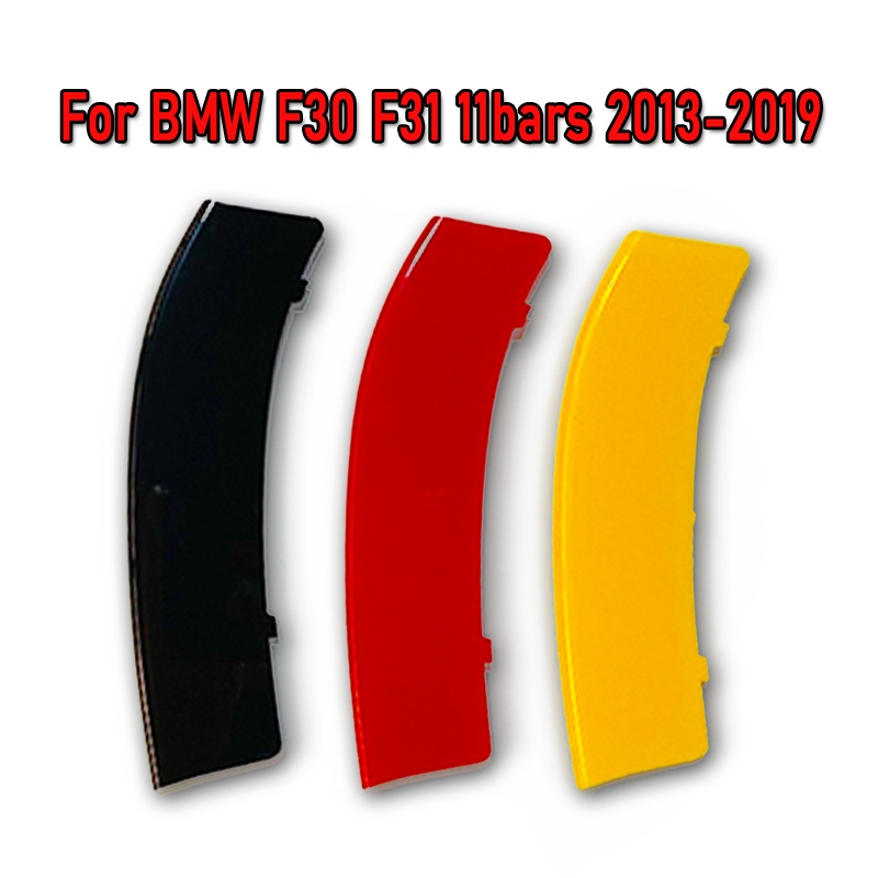 3 Pcs Strip Klip Trim Grill Mobil Balap BMW F30 F31 G20 G21 3 Series 2021 2020 2013-2019 M Power Bahan ABS