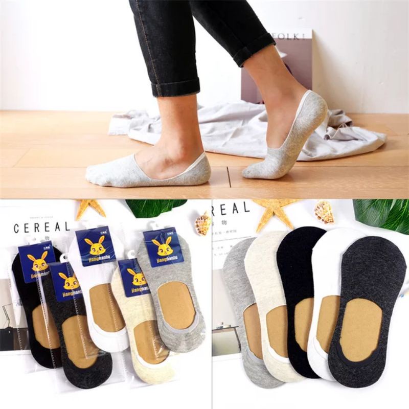 (Eangkle) kaos kaki balet/kaos kaki invisible hidden socks pria wanita