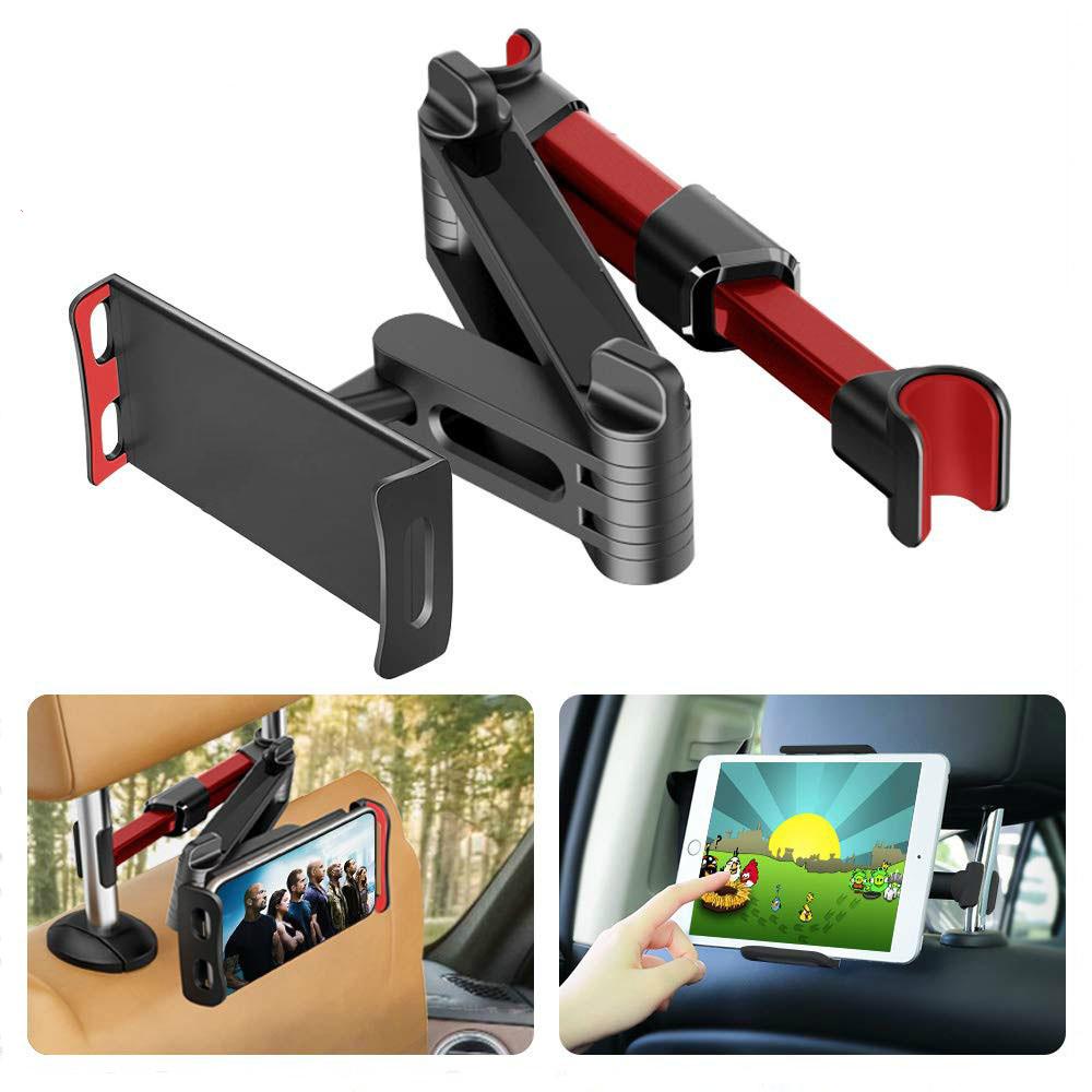 Dudukan Ponsel Mobil Dapat Dipanjangkan Kursi Belakang Mobil Tablet Phone Holder Handphone Mobil Sandaran Dudukan stand Adjustable Headrest Backseat Holder Clip Car Seat Car Back Seat Holder