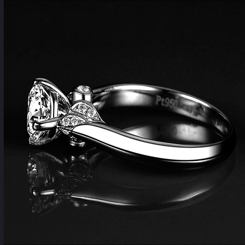 Fashion Inlaid Diamond Ring Swan Open Ring