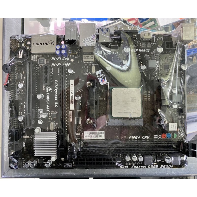 Motherboard AMD Biostar A70U3P Socket FM2+ DDR3 HDMI Second
