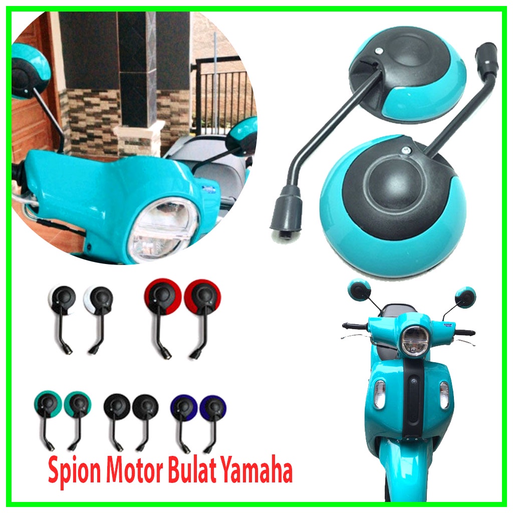 Kaca Spion Motor Bulat Yamaha Fazzio Fino - Spion Motor Fazzio - Spion Motor Bulat