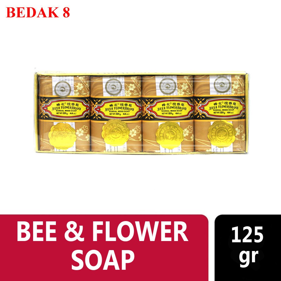 Sabun Tawon Bee Flower Brand Coklat 125 gr Import Asli