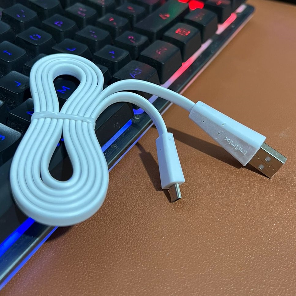 ELITEE KABEL DATA INFINIX SMART 4 / SMART 5 / HOT 8 / HOT 9 ORIGINAL 3A SUPPORT FAST CHARGER MICRO USB