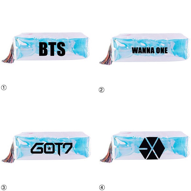 

Pen Case KPop Hologram 023020 / Tempat Pensil Hologram / Pen Case KPop BTS Wanna One EXO