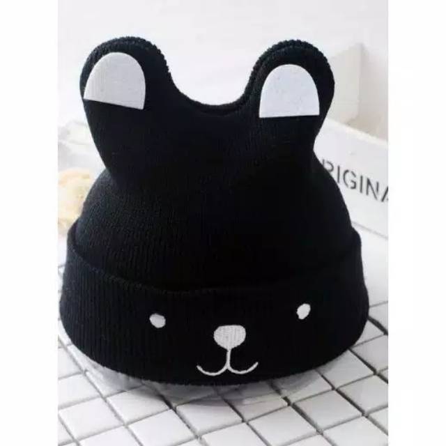 TOPI BAYI / TOPI RAJUT IMPORT TEBAL DAN HANGAT / KUPLUK BAYI LUCU DAN IMUT