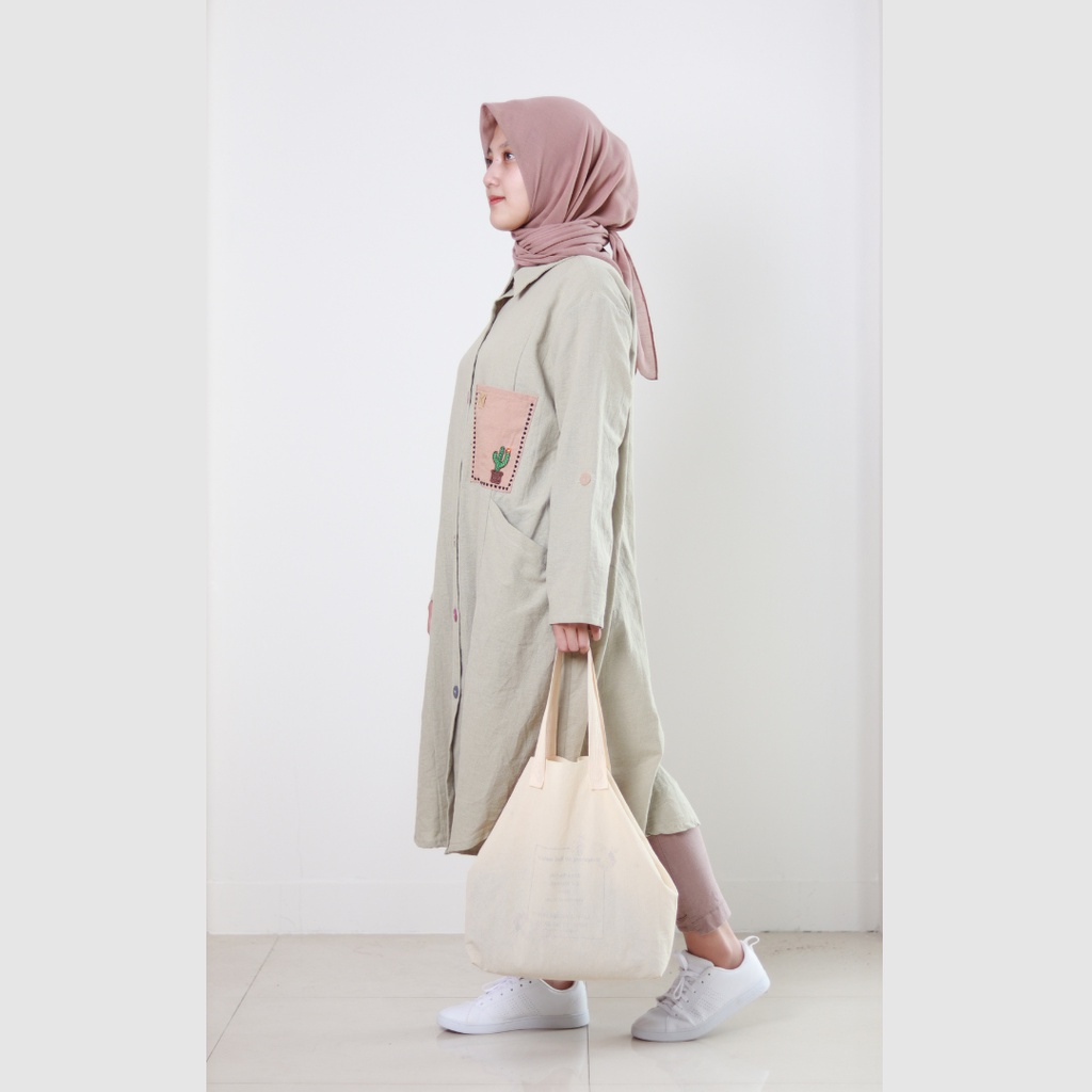 Baju Wanita | Sahmura Tunik Panjang by Elzanteri