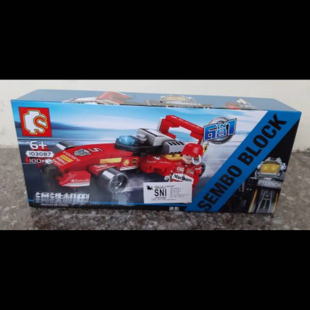 sembo block mobil balap formula - Sembo Brick 103087