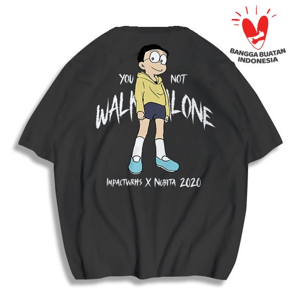 [COD] IMPT WRHS | T Shirt Oversize Combed 24S Plastisol Ink Nobita Kaos Pria Original