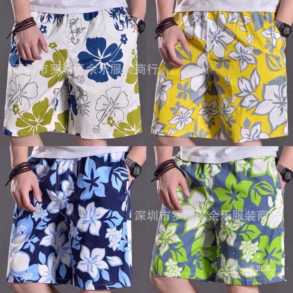 COD Celana Pendek Boxer Katun Pria dan Wanita / Boxer Pantai / Celana Pantai