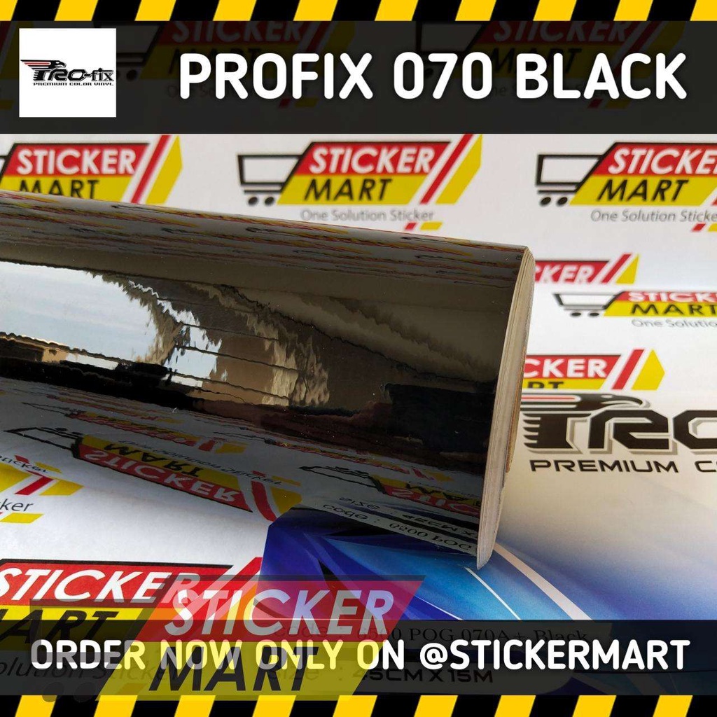 SKOTLET PROFIX GOODFIX HITAM GLOSSY 1 ROLL 15M TERMURAH