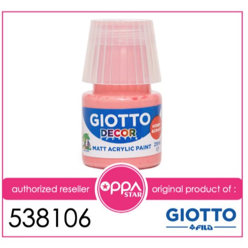 

Cat Akrilik Giotto Decor Acrylic Paint 25ml PEACH - 538106