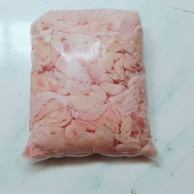 KULIT AYAM MENTAH SEGAR 1 KG KARKAS  GORENG MENTAH BAKAR PEDAS BROILER KAMPUNG CRISPY JEROAN USUS RA