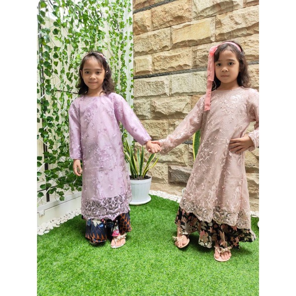 Setelan kebaya anak malikasaikha//kebaya tunik anak//kebaya pesta anak//kebaya kartini anak