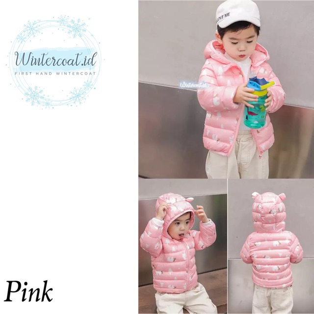 Polar Bear Winter jacket kids girls boys coat jaket musim dingin mantel anak gunung motor