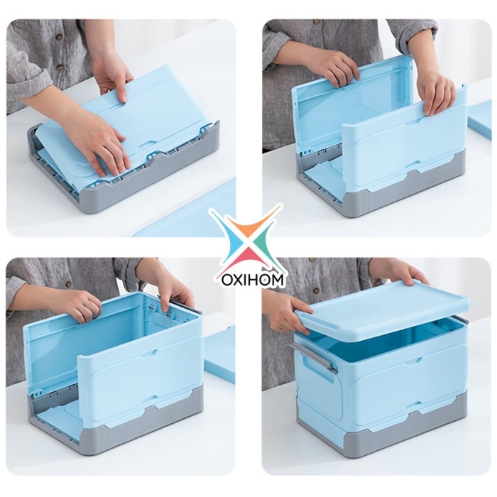 Box Lipat Serbaguna Oxihom SYX1912 Large / Kotak Lipat Folding Container Storage Box Serbaguna Besar