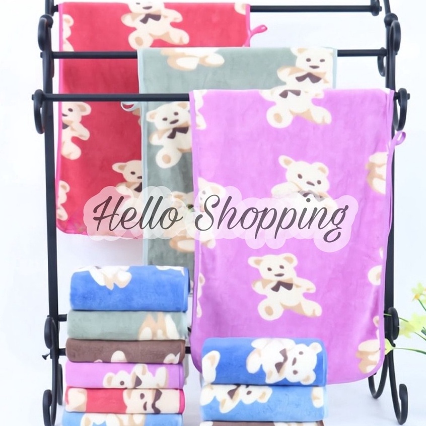 Handuk Mandi Microfiber Bulu Motif Zigzag 35x75cm 70X140cm Handuk Muka Handuk Anak Bayi Lembut handuk mandi dewasa Import Murah