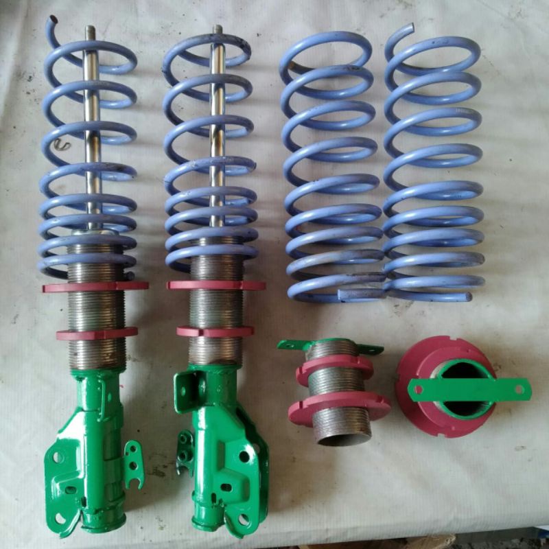 Coilover Custom set depan belakang agya/ayla old