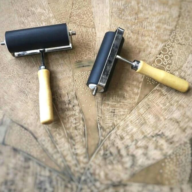

Roll Lino Cut, Roll Grafis, Roll Karet, Brayer, 10 Cm