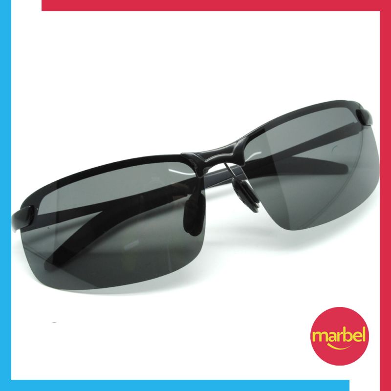 Kacamata Hitam Cowok Polarized Sunglasses Kaca Mata Pria Keren 3403
