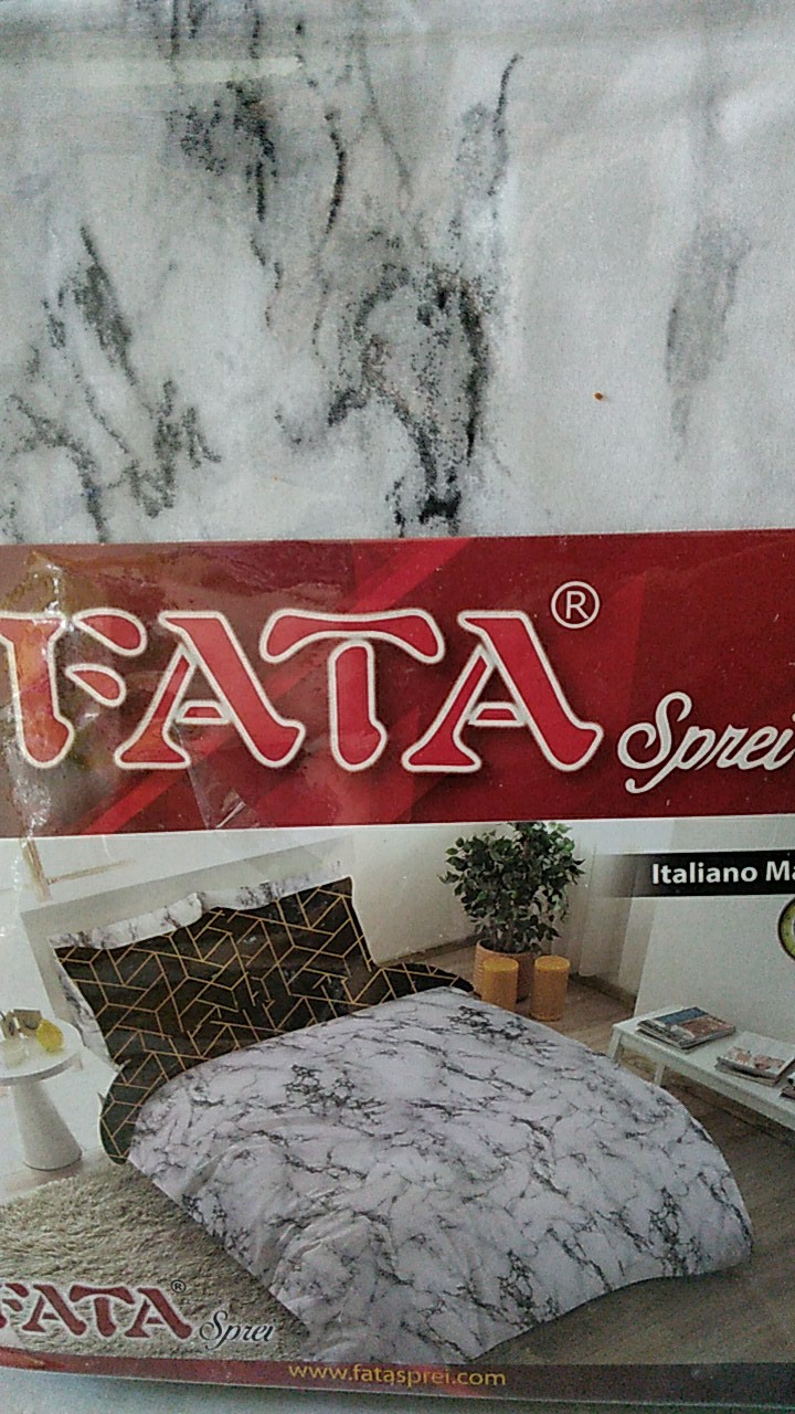 Sprei Fata Single Queen King 120 160 180 Capucino Brown, Gold Fusion, Labirin Brown, Italiano Marmer