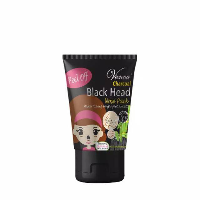 Vienna Peel Off Charcoal Black Nose Pack 30Ml