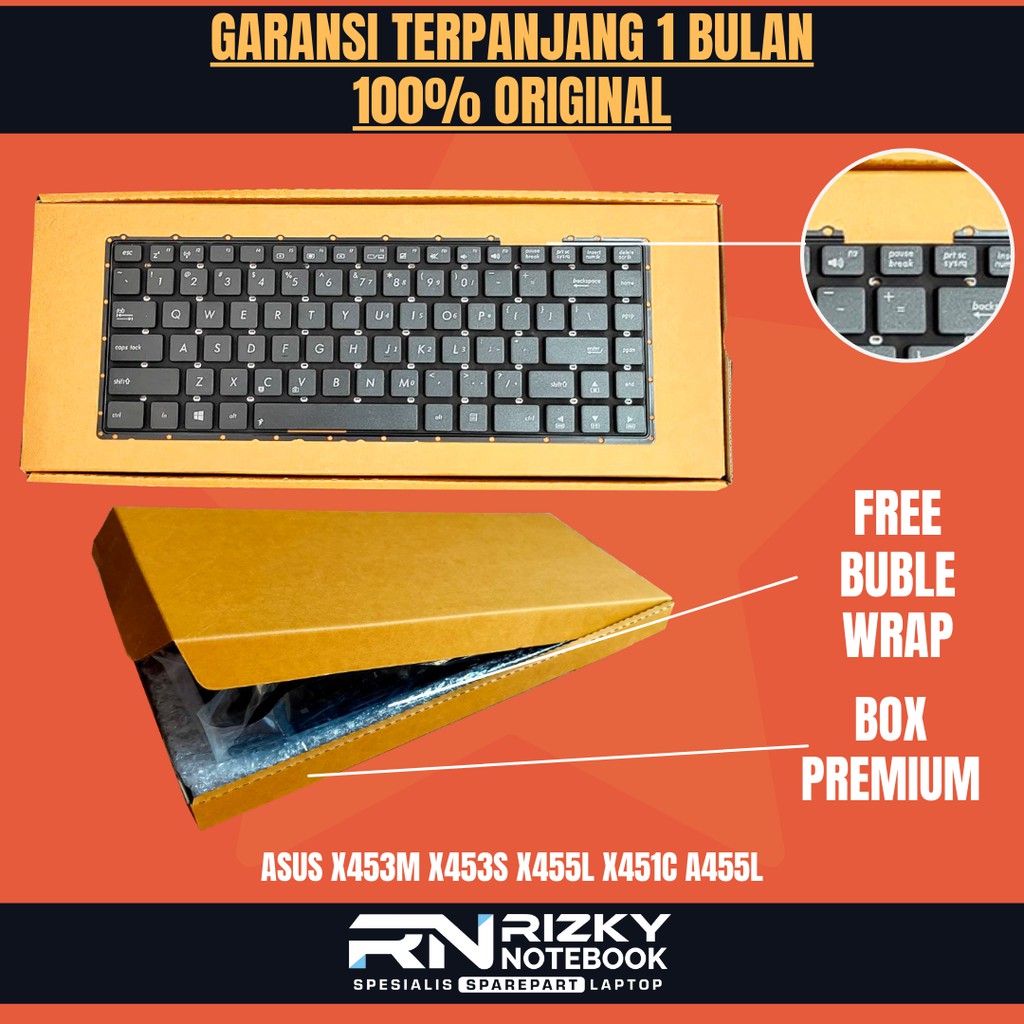 Keyboard Laptop ASUS X451 x453 X455L A456 K456 K456U K456UR R456 X456UJ A455L X453MA X451C X453MA