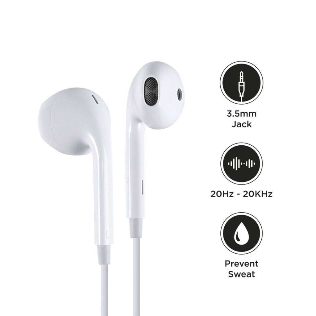 Handsfree / Headset R9/R11 + Mic Polos Non Logo Earphone