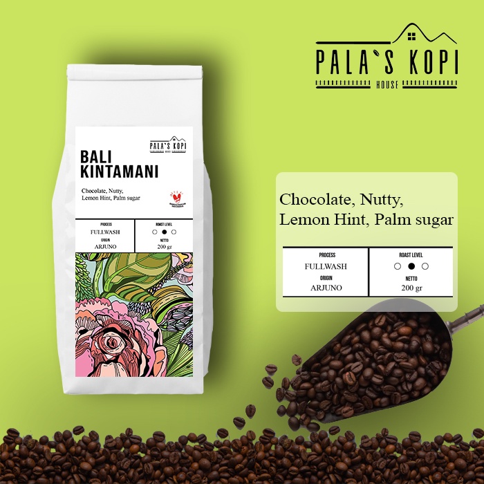 

Kopi Arabika Bali Kintamani Fullwash 200 gr