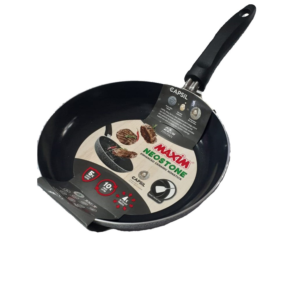 Wajan keramik frypan maxim neostone 22cm