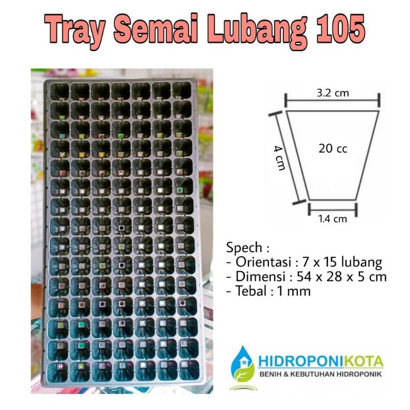 FREE Packing Kardus - Paket Tray dan Alas Semai - Tray Semai Pertanian - Alas Semai - Tebal 1 mm