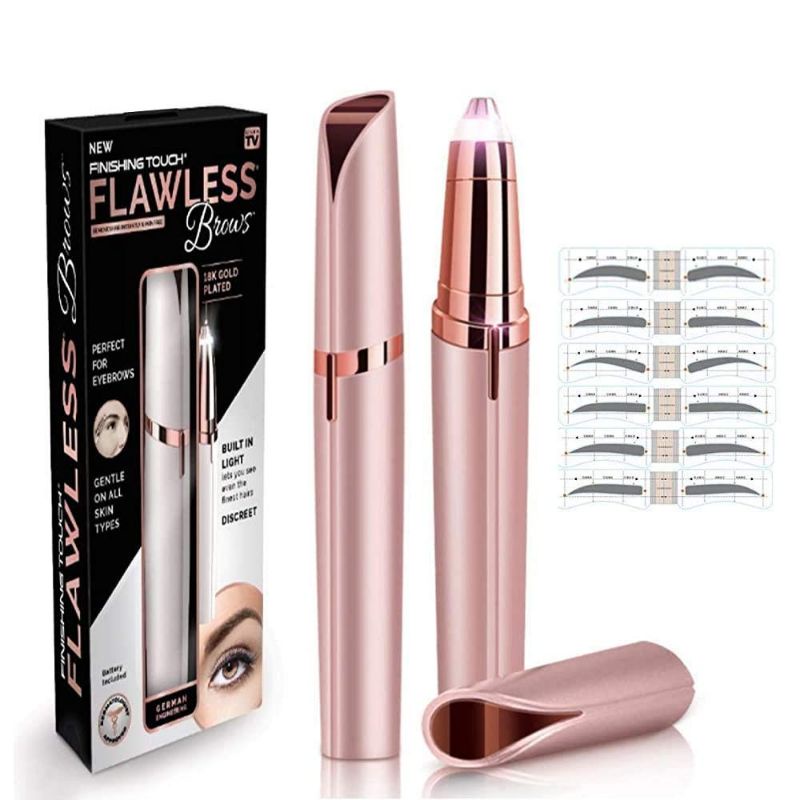 Pencukur Alis Elektrik /alat pencukur alis otomatis flawless eyebrow original