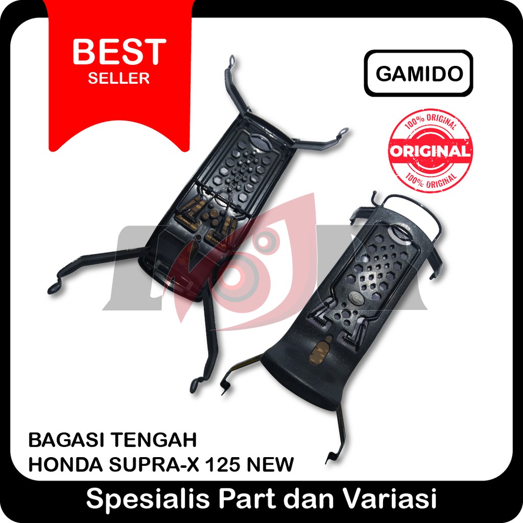 Bagasi Tengah Supra-X 125 New Honda Batman Rak Besi Jepit Kuat Kokoh Awet Bagus