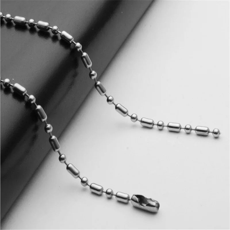 kalung mci rantai titanium anti karat pria wanita cowok cowo cewek cewe