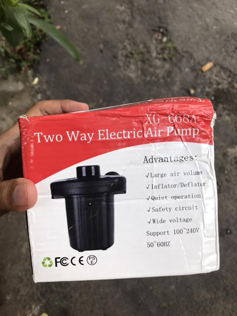 New Toto Pompa Angin Elektrik 2 In 1 Ac Air Pump Vacuum And Blow