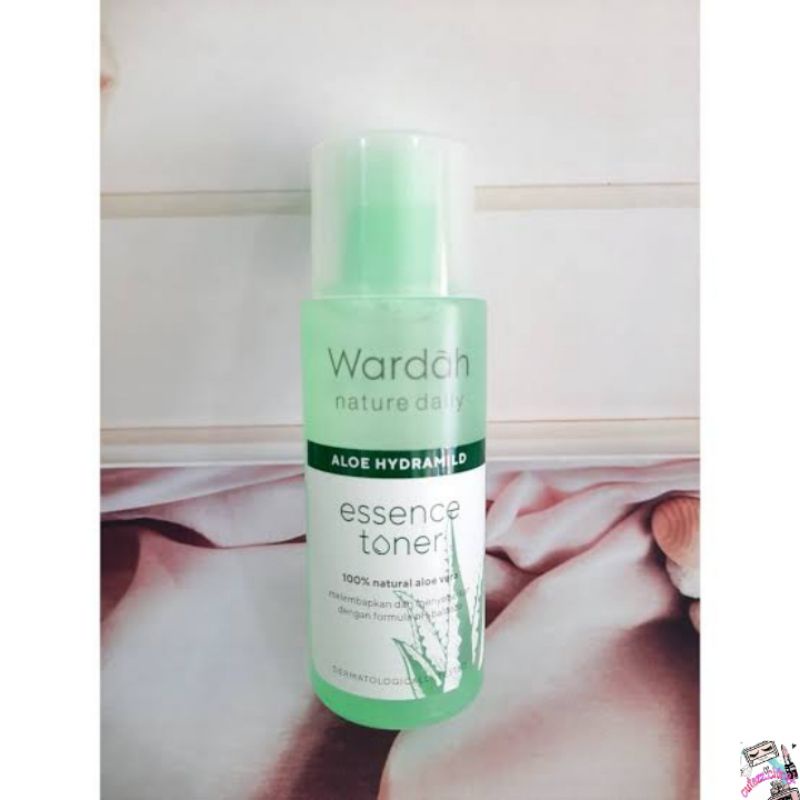 ☃☃️Cutezz_ching1☃️Wardah Nature Daily Aloe Hydramild Essence Toner 100ml