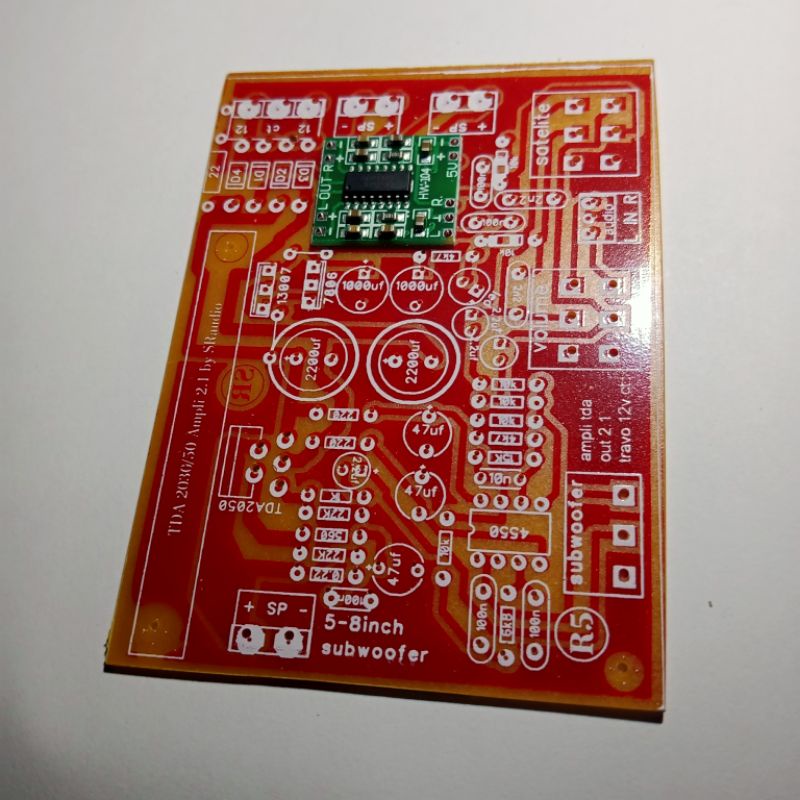 pcb amplifier mini 2.1+kit pam8403