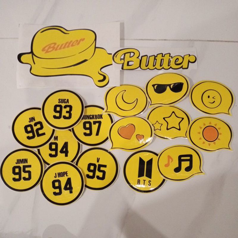 

STIKER BUTTER BTS
