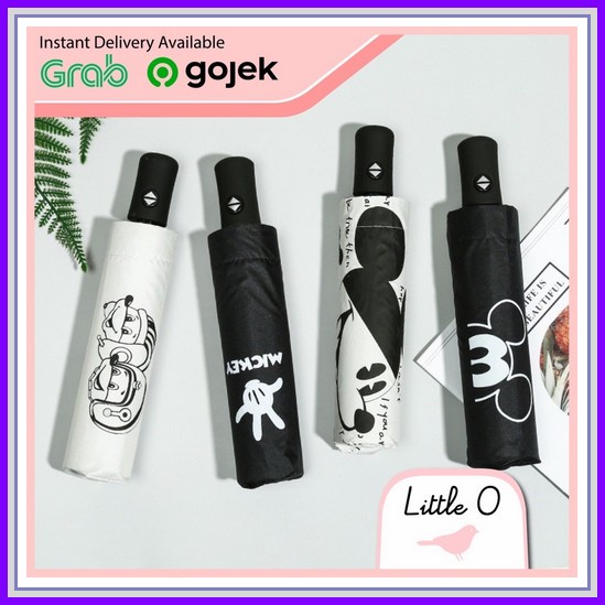 Payung Lipat Sedang Anti Uv Desain Marvel Keren Jastip Miniso 2027 Anti Uv Mickey Umbrella / Payun
