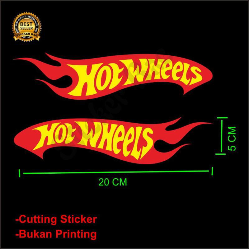 stiker hot wheels cutting sticker