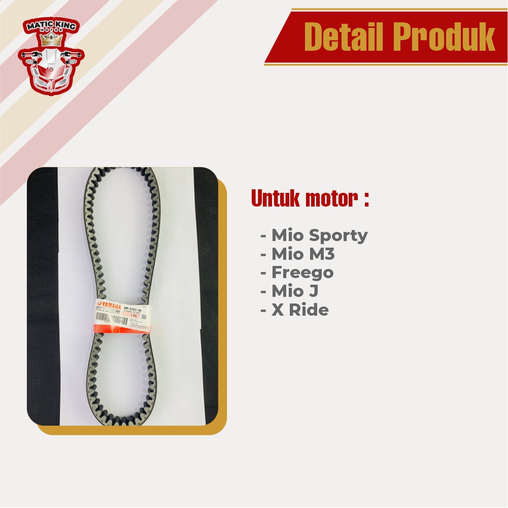 V belt Vanbelt Fanbelt Mio sporty M3 J GT Soul Z X  Ride Fino Freego asli Yamaha Genuine Part