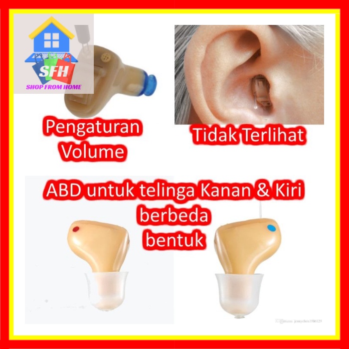 Alat Bantu Dengar Bion A-111 Invisible Hearing Aid A111 PREMIUM HIGH QUALITY T0471